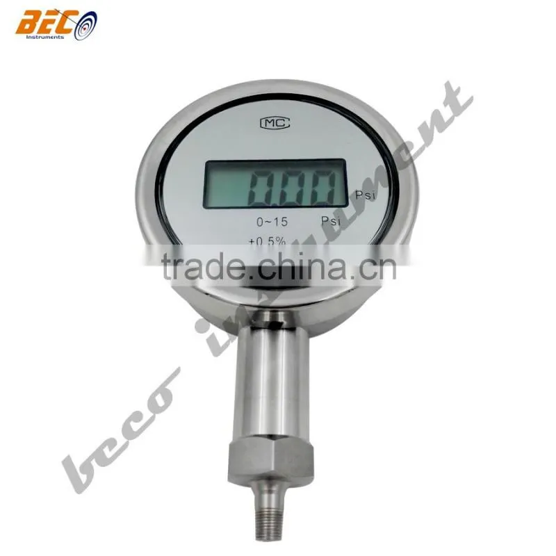 bottom connection all SS water digital manometer air