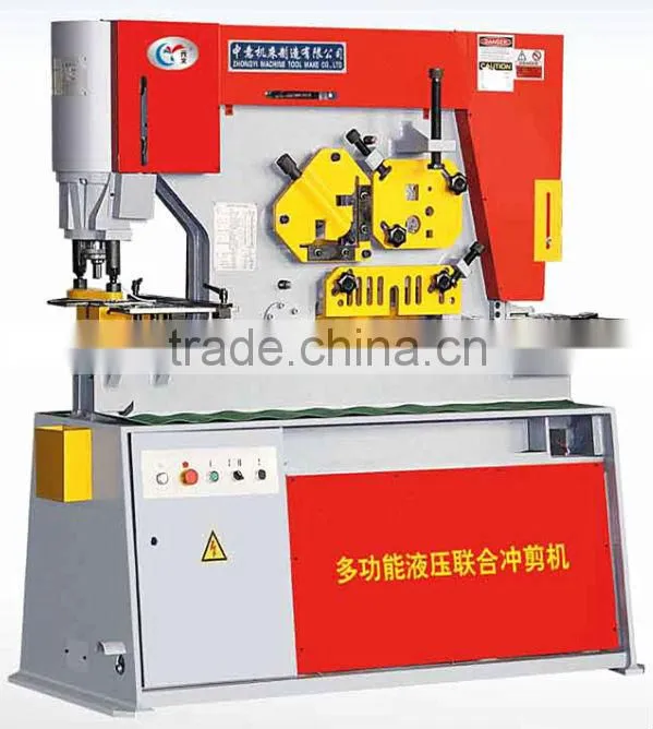 Q35Y Series Metal Steel iron worker, iron-worker, Universal Hydraulic iron worker, ironworker, shearing and punching machine