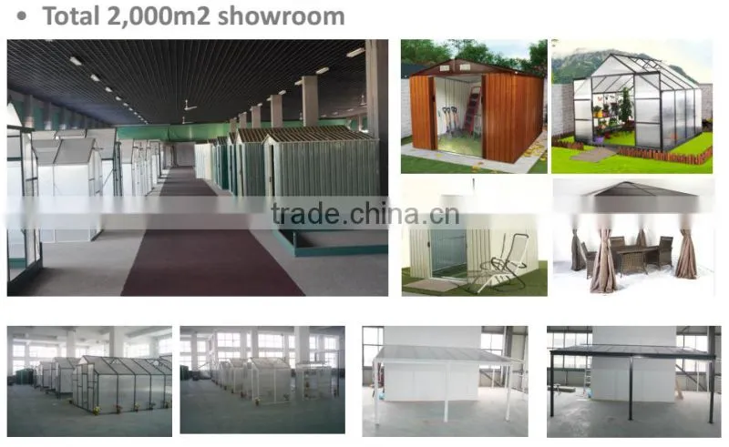 Premium quality metal garden shed