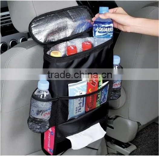 Car back seat storage bag car organize cooler bag
