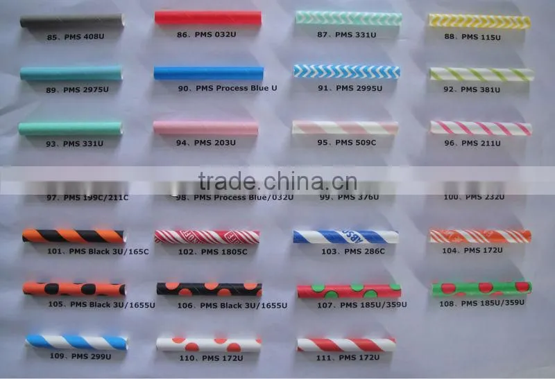 Factory Directly Supply - Eco Paper Straw - USD0.019/pc Only!