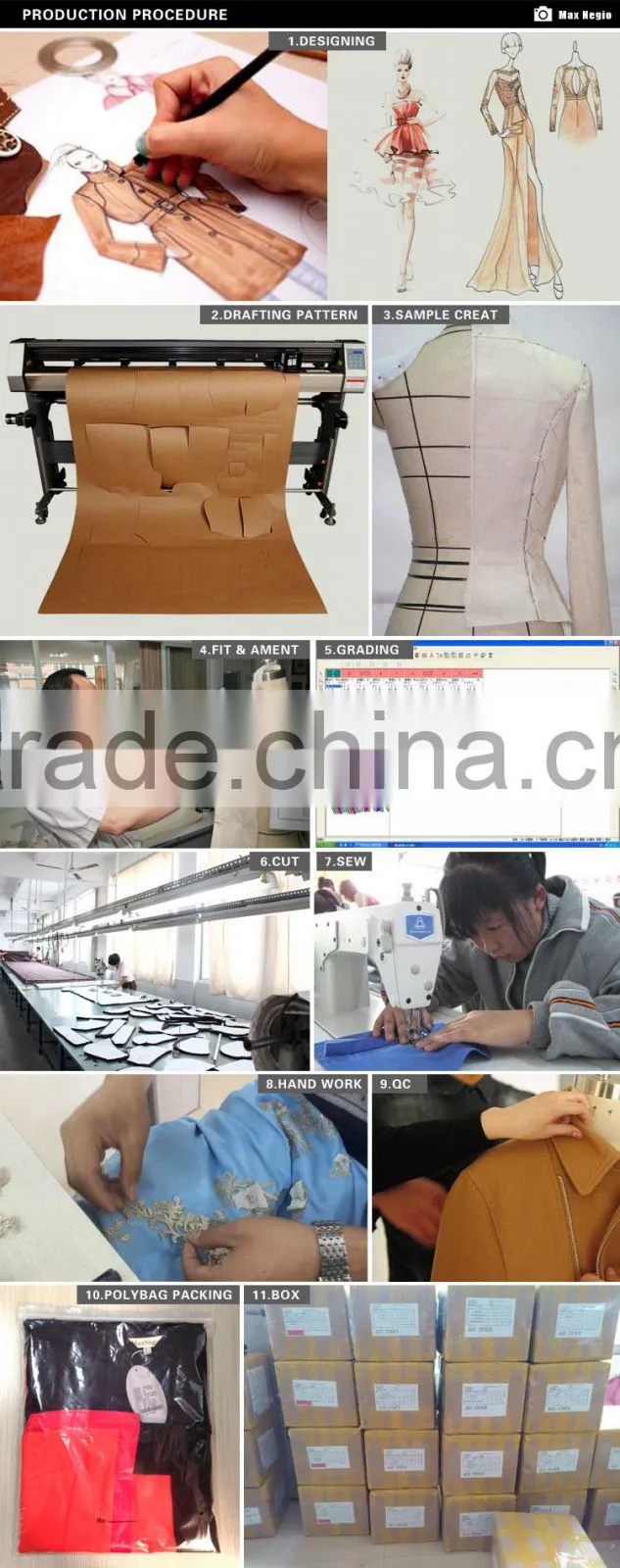 2015 Hot Selling Fashion Elegant ladies smart casual dress Guangzhou