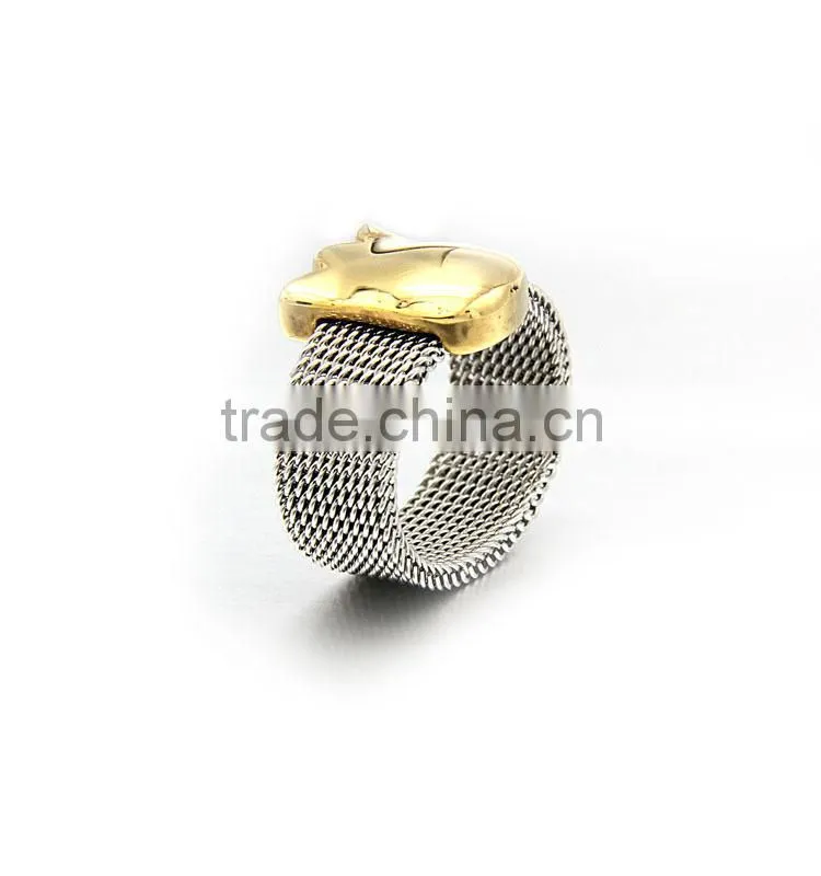 2015 new product stainless steel gold finger ring rings design for women with price
