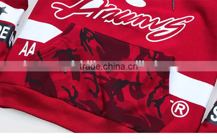China OEM hoodie pullovers whth hood men's printing sweatershirt for hip hop hoodie