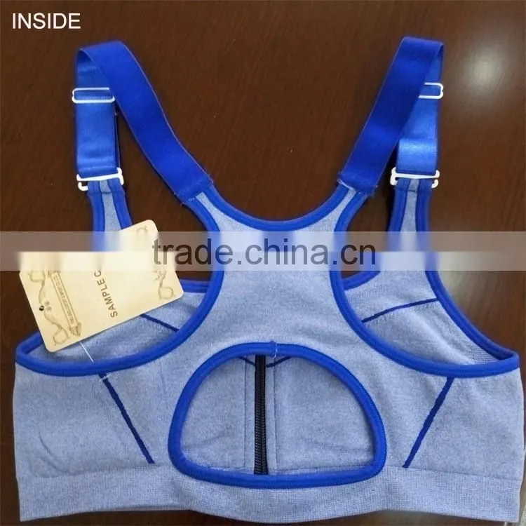 Seamless Breathable Yoga Fitness Wear Sports Bra Gym Running Underwear