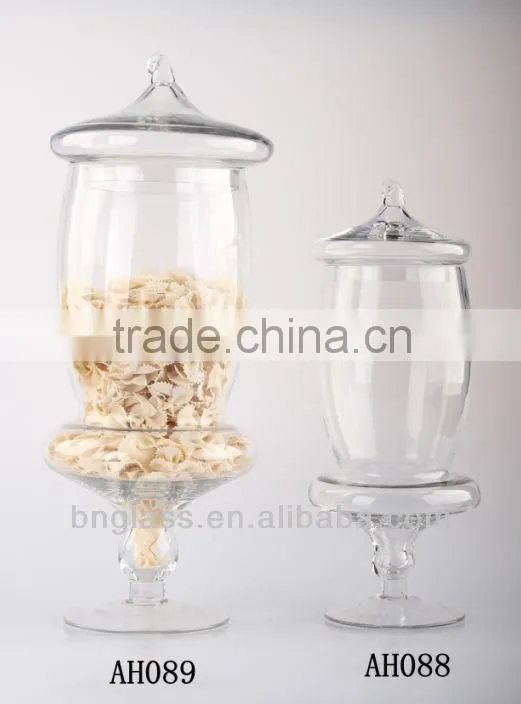 Clear candy buffet