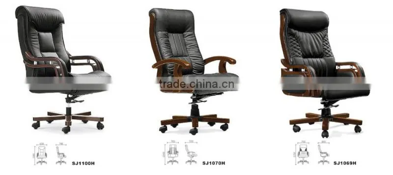 High Back Leather office chairs armrest covers GZH-SJ1069H