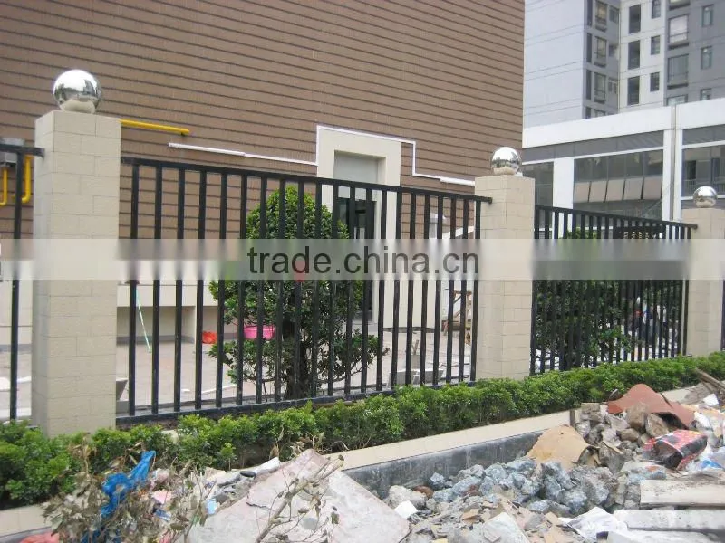 2015 galvanized hand forged iron fence design