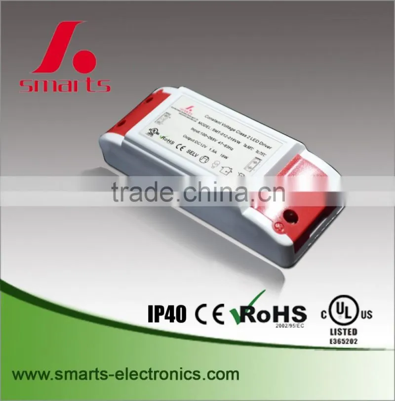 ac to dc 12v/24v indoor/outdoor led driver 15w