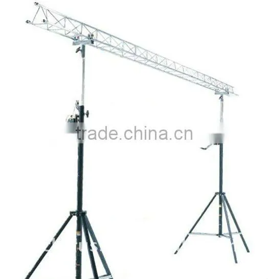 Lifting Truss Stand with hand winch lighting truss lifting