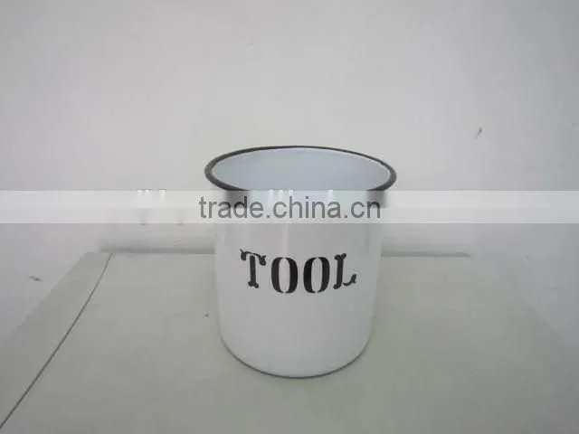 High quality enamel tool holder, enamel pot