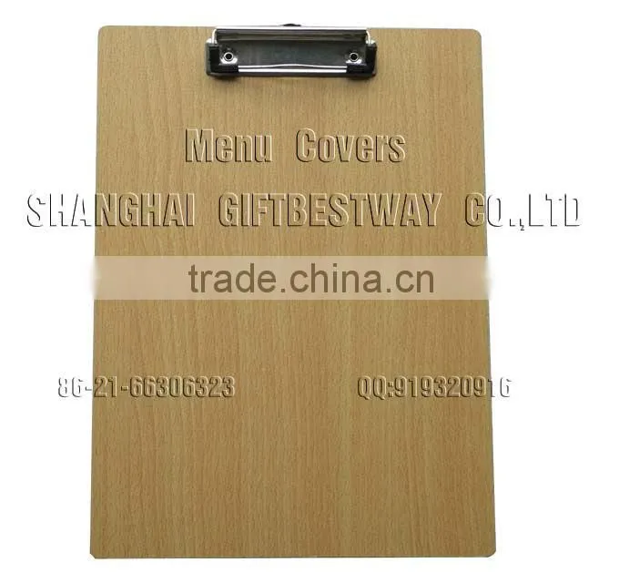 Menu board ,wood menu cover,wooden menu board