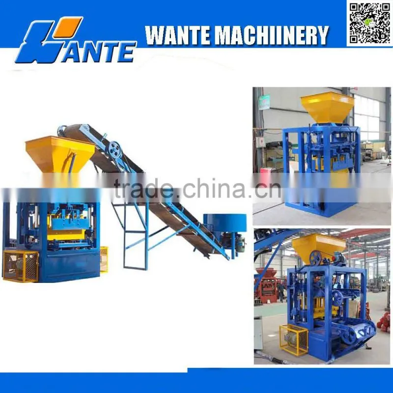 QT4-24 concrete block machinery,small production machinery,brick machinery equipment