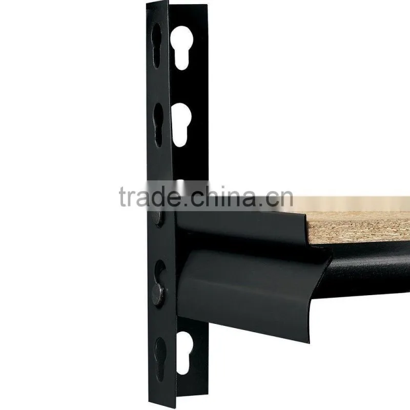 heavy duty supermarket metal storage store shelf with wheels