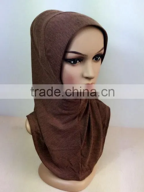 H255 plain one piece pashmina hijab