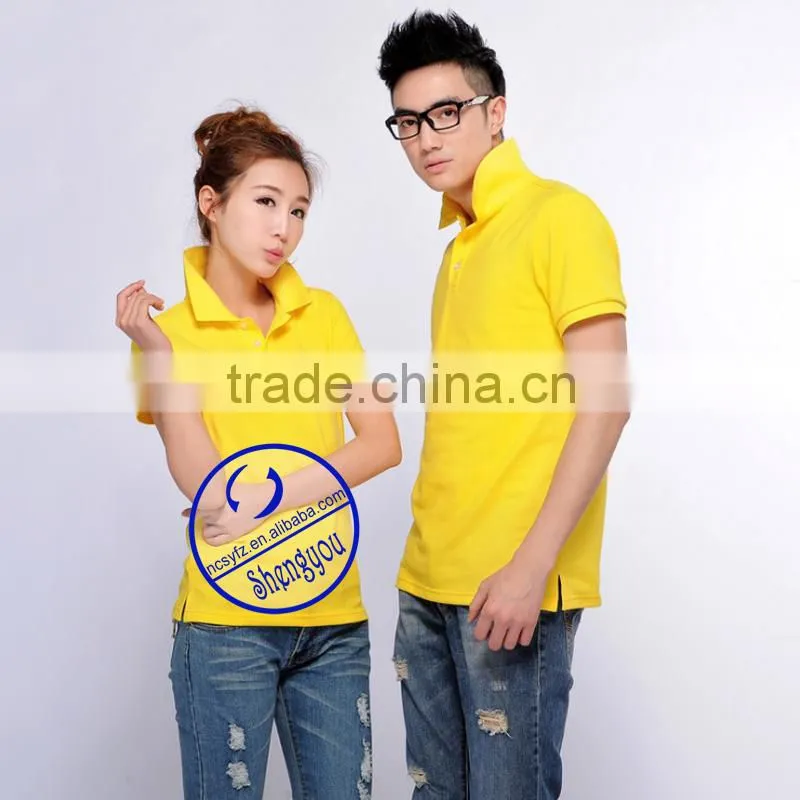 cute couple polo t-shirt design wholesale