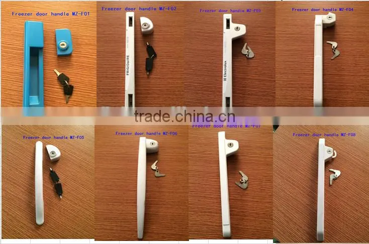 freezer door handles aluminium handles and knobs Freezer door handle SKD parts Steel Freezer Door Handle