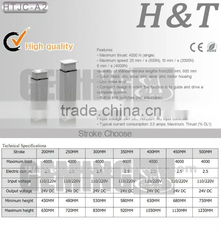 HTJC-2A single column car lift lift column in Furniture