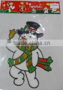 High Quality Santa Claus PVC Sticker For Christmas Celebration