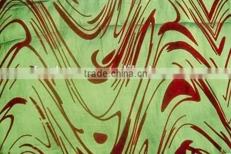 High Quality 100% Polyester Taffeta Flocked Fabric for Curtain