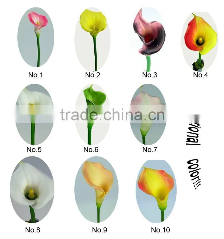 SS flowers arrangement calla lily decorative handmade artificial flower making