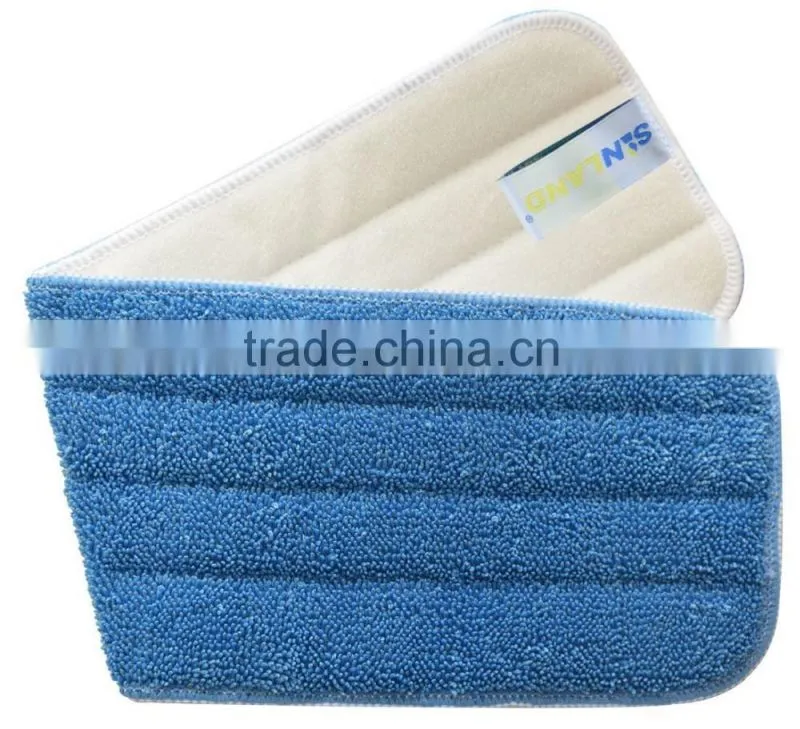 Sinland Deep Clean Mop Head Mops Refill Mop Replacement Pads WET Mops Refill 13cmx45cm Blue