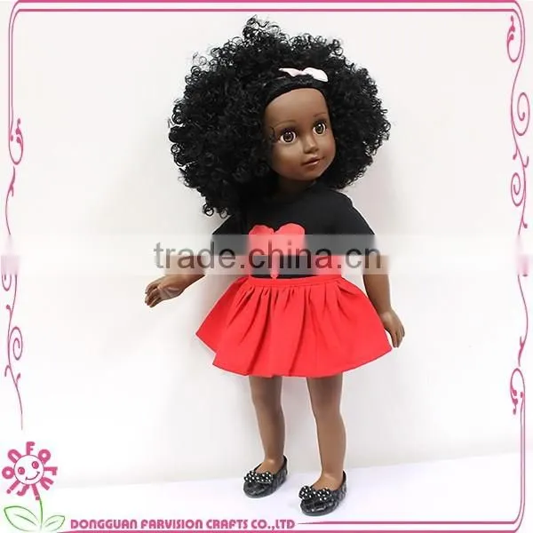 2016 Fashion 18 Inch Ethnic African Plastic Black American Girl Doll