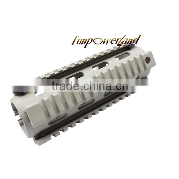 Funpowerland Generalism RIS Handguard 6.7 " Earth Tan Color Quad Rail System