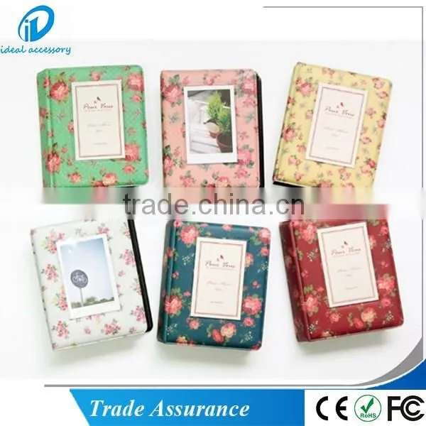 3inch Mini Credit Card Size 64 Pockets Photo Album for Polaroid Fuji Instax Mini Camera