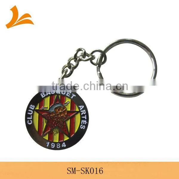 SM-SK013 hot sale fronteras zinc alloy metal keychain