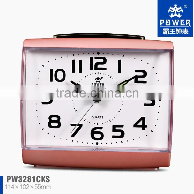 New Arrivals Clocks High Quality Plastic Modern Table Clocks And Digital Table Clocks With Quartz Sweep Movement And Bibi Bell