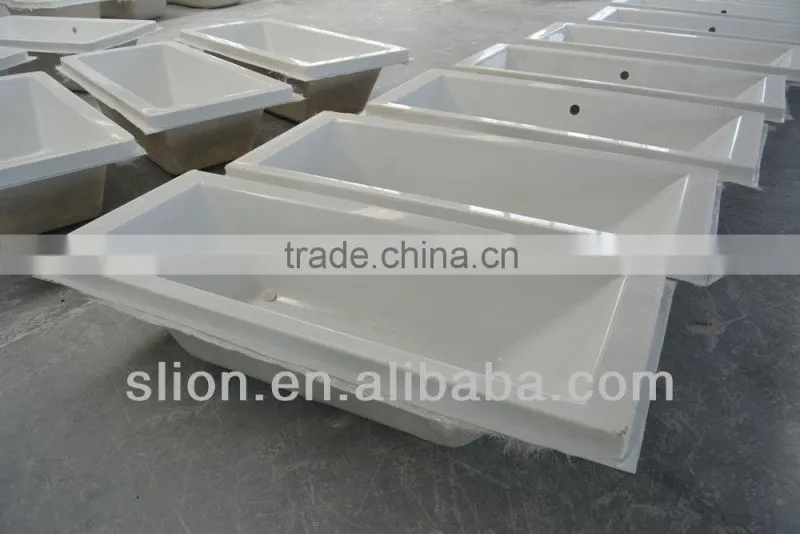European Style Bathtub Square Freestanding Bathtub Made in China