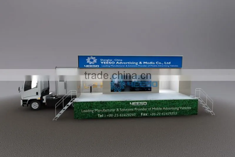 Shanghai YEESO Road show and entertainment Mobile LED Display Container YES-C40