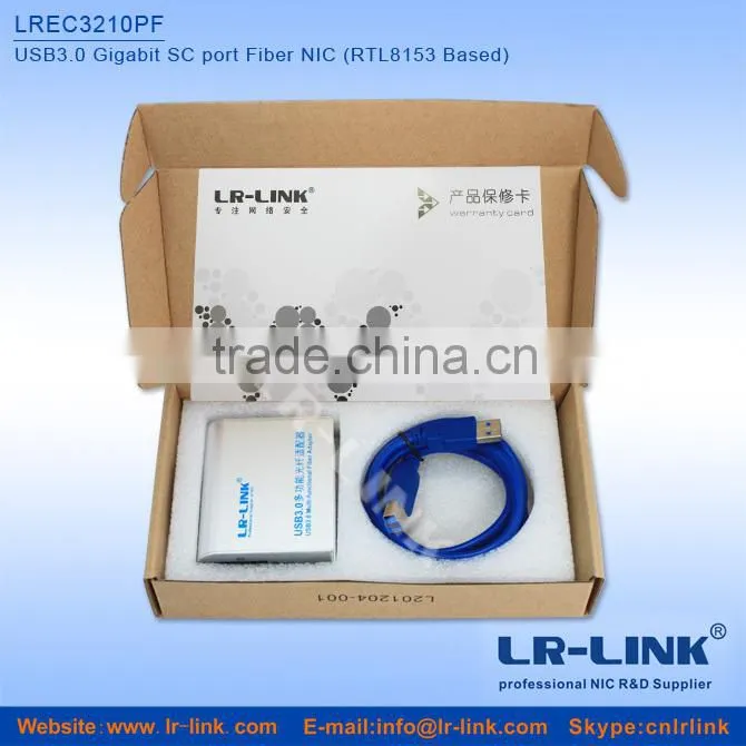 LREC3210PF USB3.0 Gigabit Fiber NIC 1Gbps SC Connector Combine