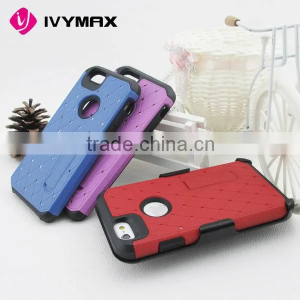 Wholesale bling stand cellphone case for apple iphone 6 4.7'