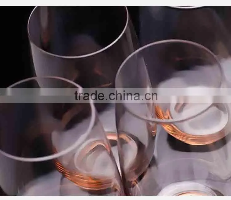 4pcs Gift Set Old fashion Hi-ball Glass Cup with color base