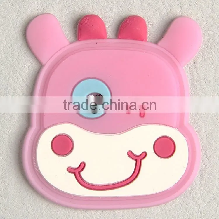 China accessories factory custom silicon rubber luggage tag