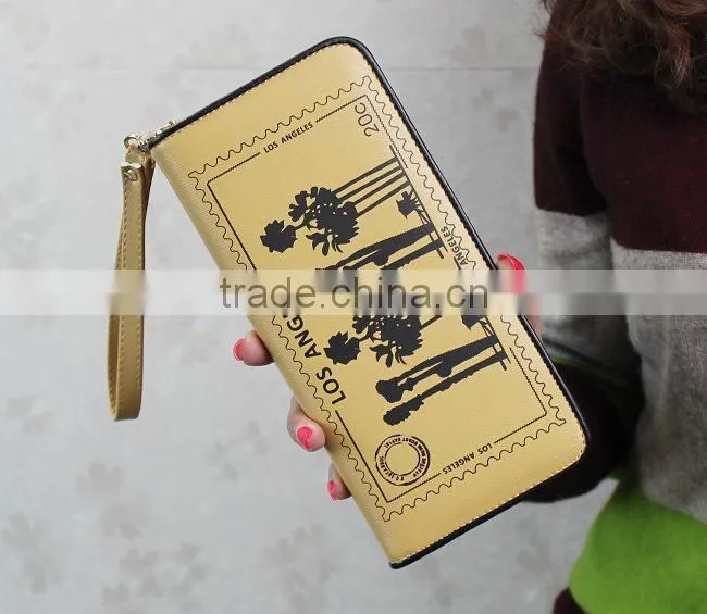 2016 England style wallet Popular Women wallet fashion Clutch Leather Wallet