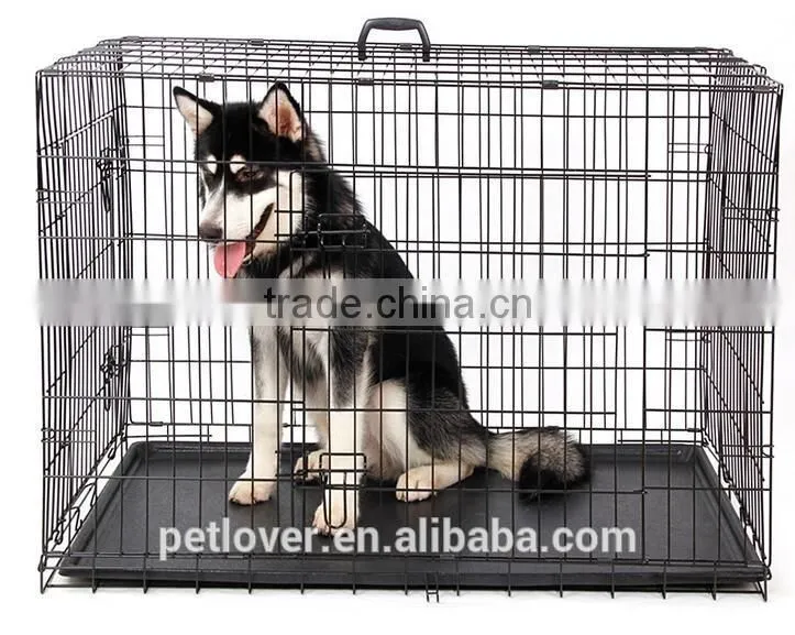 china factory metal dog cage folding pet cage