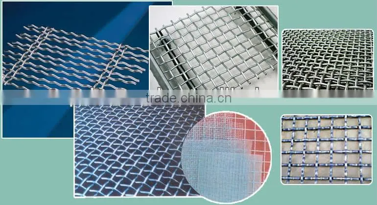 High Manganese Steel Crimped Wire Mesh / Mine Mesh / Vibrating Screen