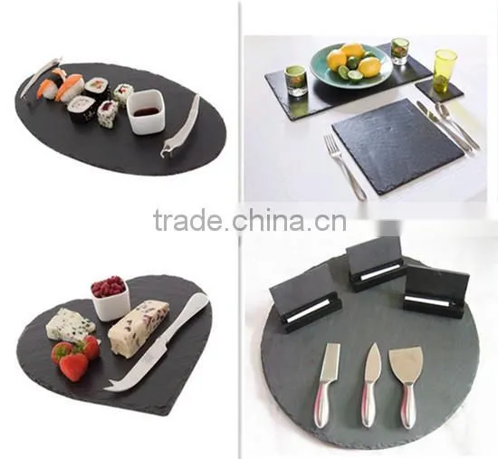 2016 slate placemat, natural slate placemat, natural slate placemat with handle