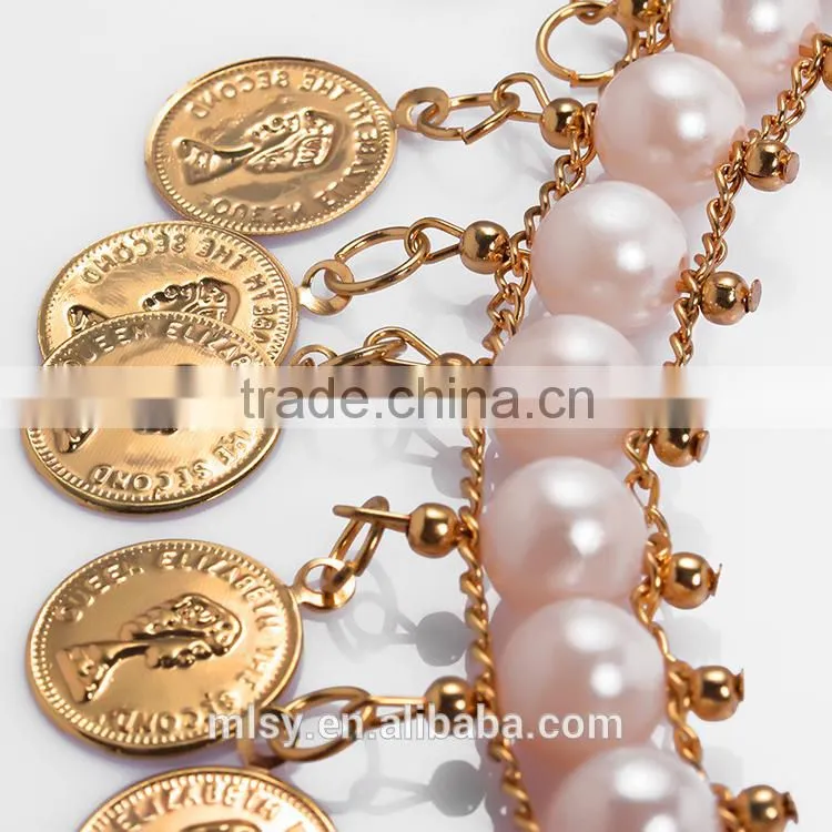 Fancy fluorescent hanging loops chain Brightness F1-80143