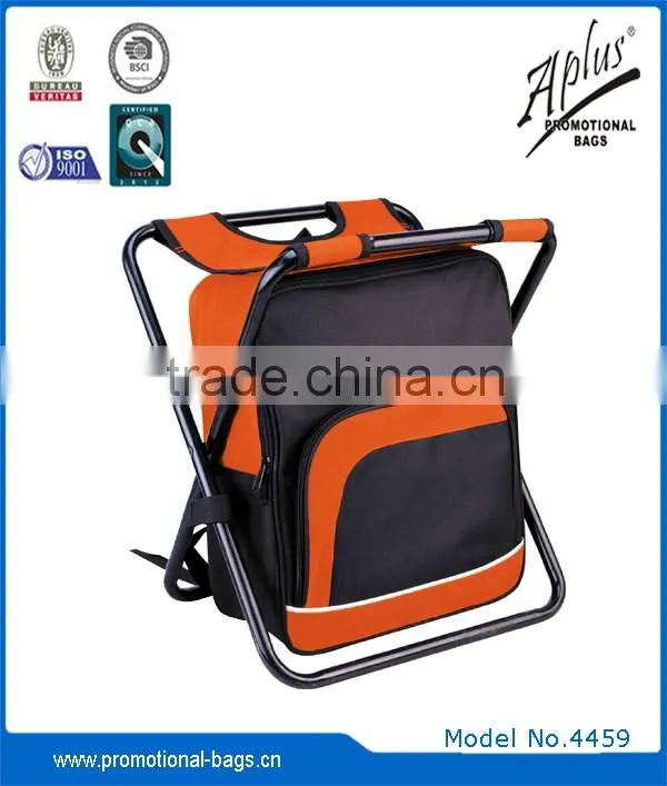 owning chair and folding cooler backpack