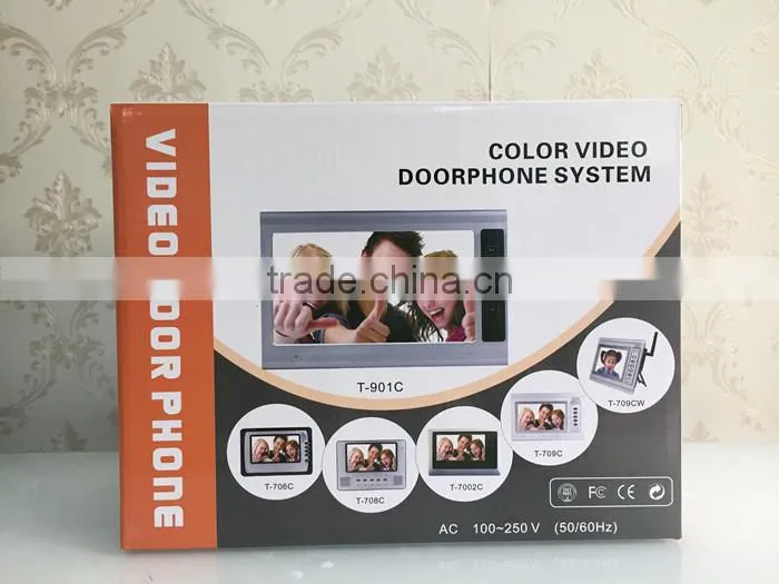 Digital night vision wireless intercom smart color video door phone ring doorbell video