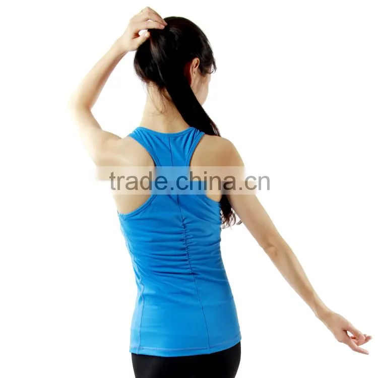 Fashion wholesale yoga women's gym tank top / leggings tight capris pants