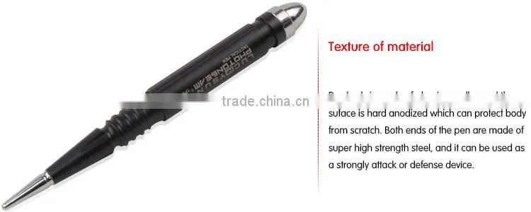 Top 10 Tactical Pens Aviation Aluminum high strength steel Anti-skid writing pen for survival kit