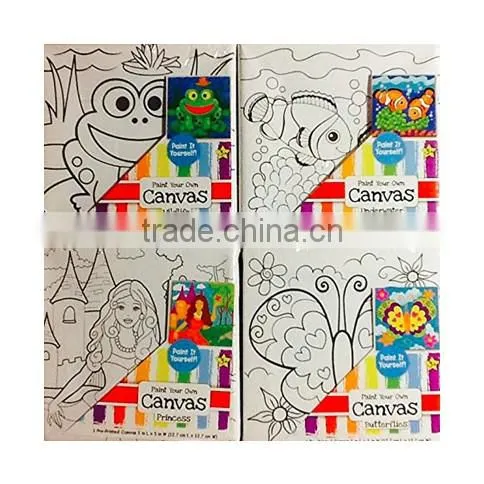 magic kids canvas painting set
