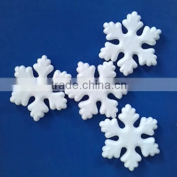 High quality styrofoam snowflake for sale/christmas tree decoration
