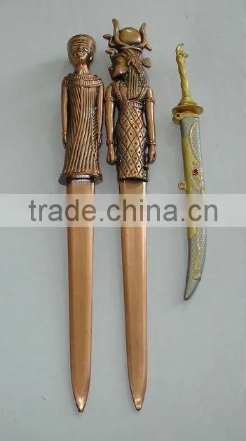 Egg Shaped Plastic Tumbler Letter Opener/promotional tumbler egg shaped letter opener