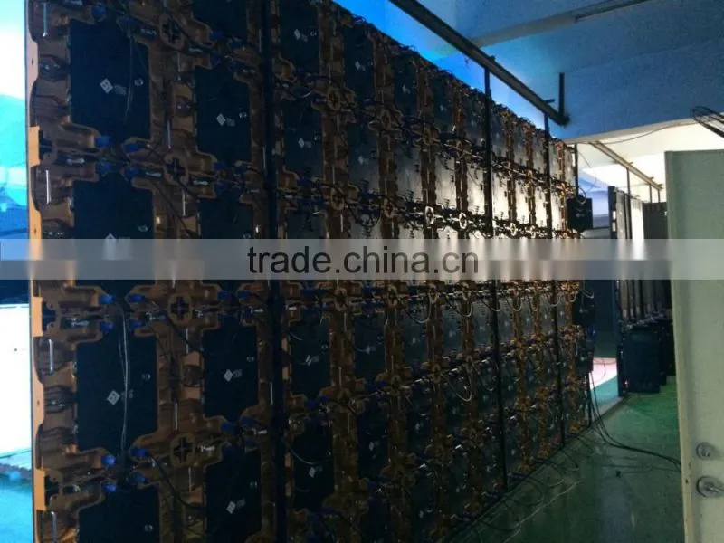 Hanging type installation rental event mobile led display indoor P4 P5 P6